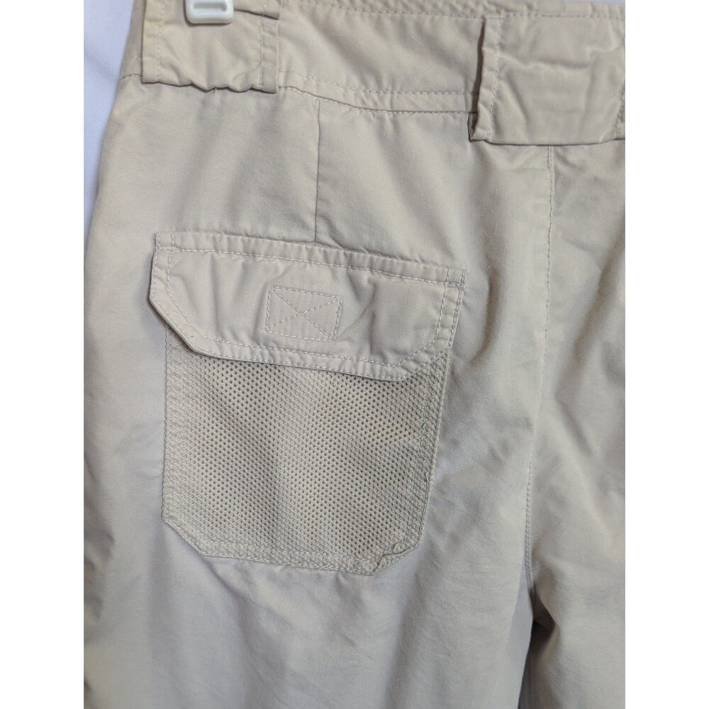Caribbean Joe Sz 8 Women's Cargo Capri Pants Khaki - Picture 4 of 8
